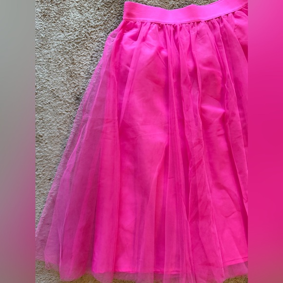 Pink Ruffled Tule Skirt - Picture 8 of 8